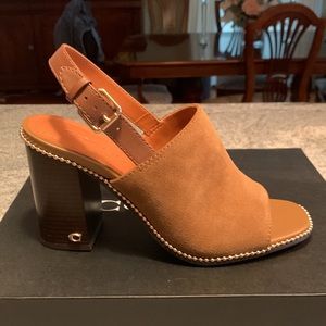 COACH Maxine Suede Sandals